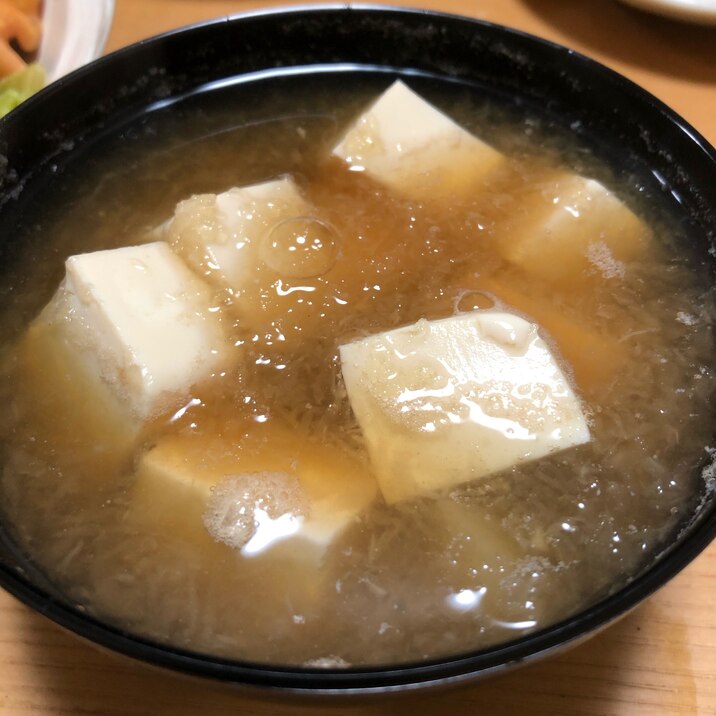 豆腐のみぞれ汁